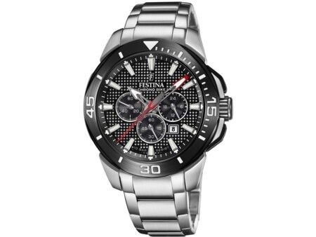 Zegarek Męski Festina F20641/4 Czarny Srebrzysty