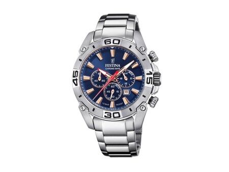 Zegarek Męski Festina F20543/4 Szary Srebrzysty
