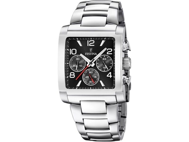 Zegarek Męski Festina F20652/3 Czarny Srebrzysty