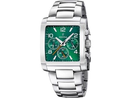 Zegarek Męski Festina F20652/2 Kolor Zielony Srebrzysty