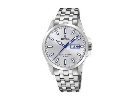 Zegarek Męski Festina F20357/1 Srebrzysty