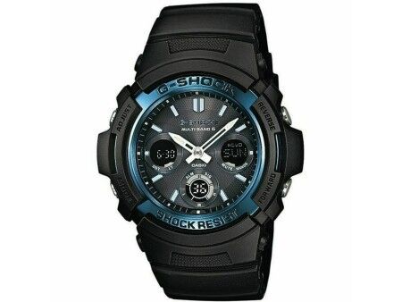 Zegarek Męski Casio AWG-M100A-1AER Niebieski Czarny (Ø 52 mm)