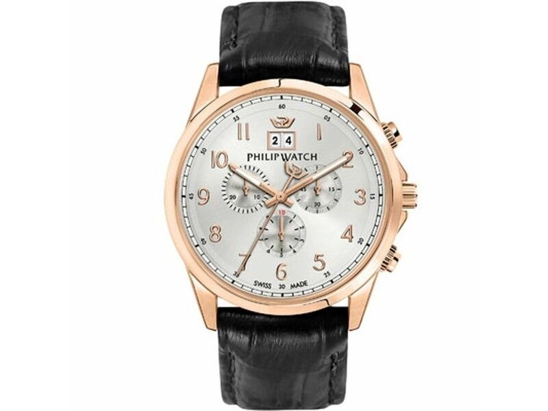 Zegarek Męski Philip Watch R8271612001 Czarny
