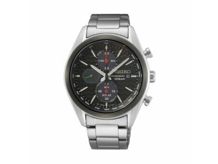 Zegarek Męski Seiko SSC803P1 Czarny Srebrzysty