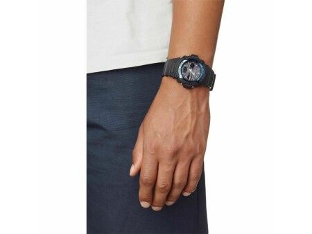 Zegarek Męski Casio AWG-M100A-1AER Niebieski Czarny (Ø 52 mm)