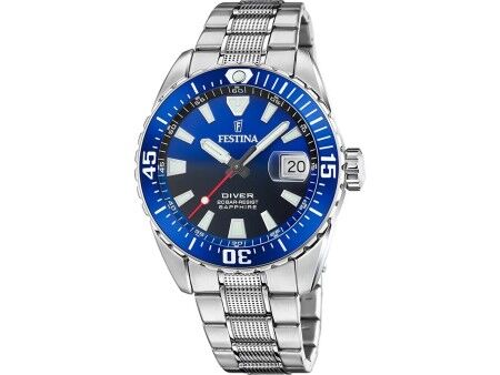 Zegarek Męski Festina F20669/1 Srebrzysty