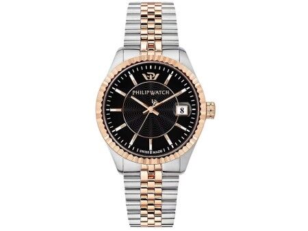 Zegarek Męski Philip Watch R8253597085 Czarny Srebrzysty