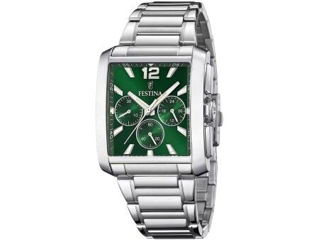 Zegarek Męski Festina F20635/3 Kolor Zielony Srebrzysty