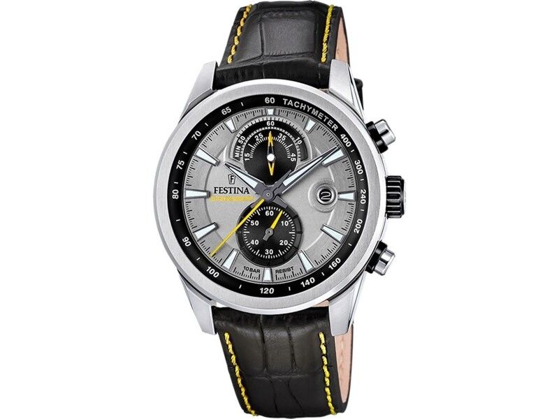 Zegarek Męski Festina F20695/4 Czarny Szary