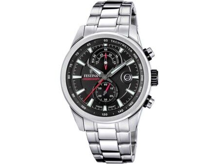 Zegarek Męski Festina F20694/6 Czarny Srebrzysty