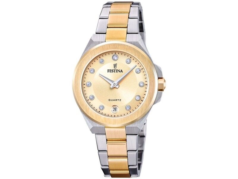 Zegarek Męski Festina F20702/2 Złoty
