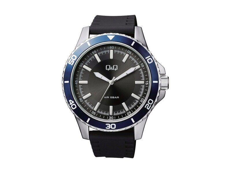 Zegarek Męski Q&Q QB24J302Y Czarny (Ø 48 mm)