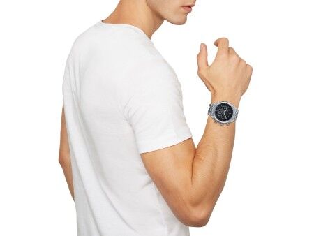 Zegarek Męski Breil TW1986 Czarny Srebrzysty (Ø 43 mm)