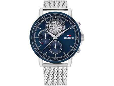 Zegarek Męski Tommy Hilfiger STEWART Srebrzysty (Ø 44 mm)