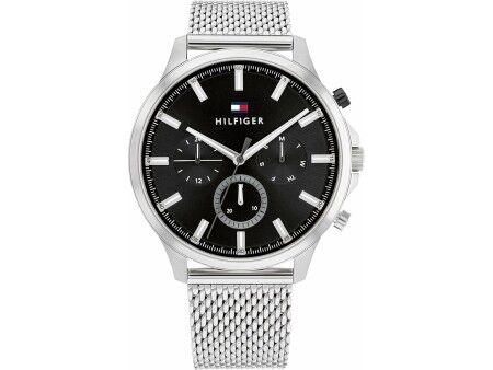 Zegarek Męski Tommy Hilfiger 1683473 Czarny Srebrzysty
