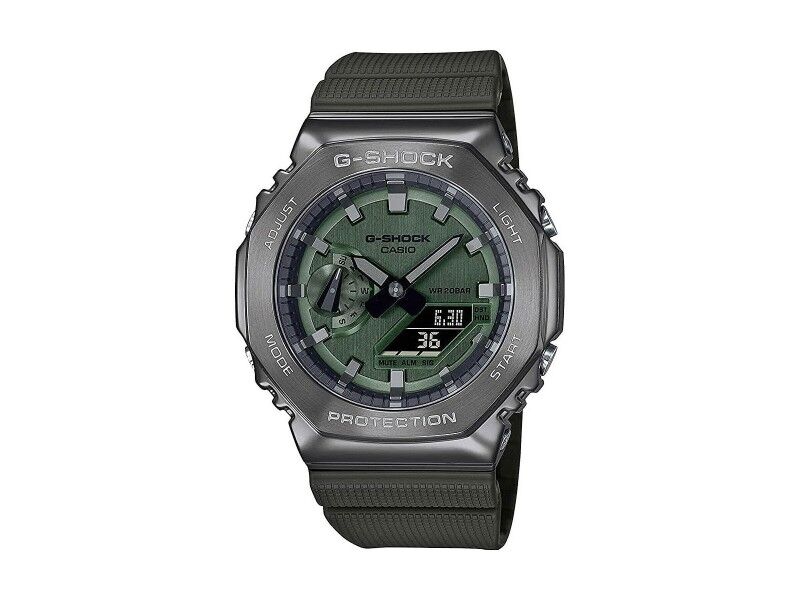 Zegarek Męski Casio G-Shock OAK METAL COVERED - Green (Ø 44,5 mm) (Ø 45 mm)