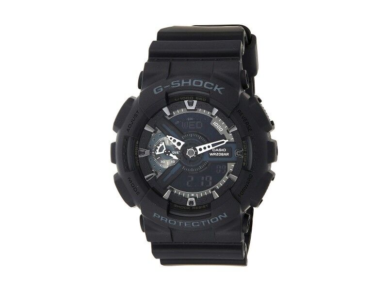 Zegarek Męski Casio G-Shock CLASSIC Czarny Srebrzysty (Ø 55 mm)