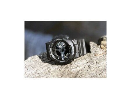 Zegarek Męski Casio G-Shock CLASSIC Czarny Srebrzysty (Ø 55 mm)