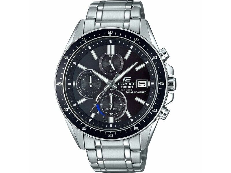 Zegarek Męski Casio EFS-S510D-1AVUEF Czarny Srebrzysty