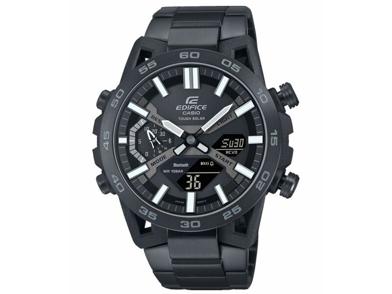 Zegarek Męski Casio ECB-2000DC-1BEF Czarny (Ø 47,5 mm)