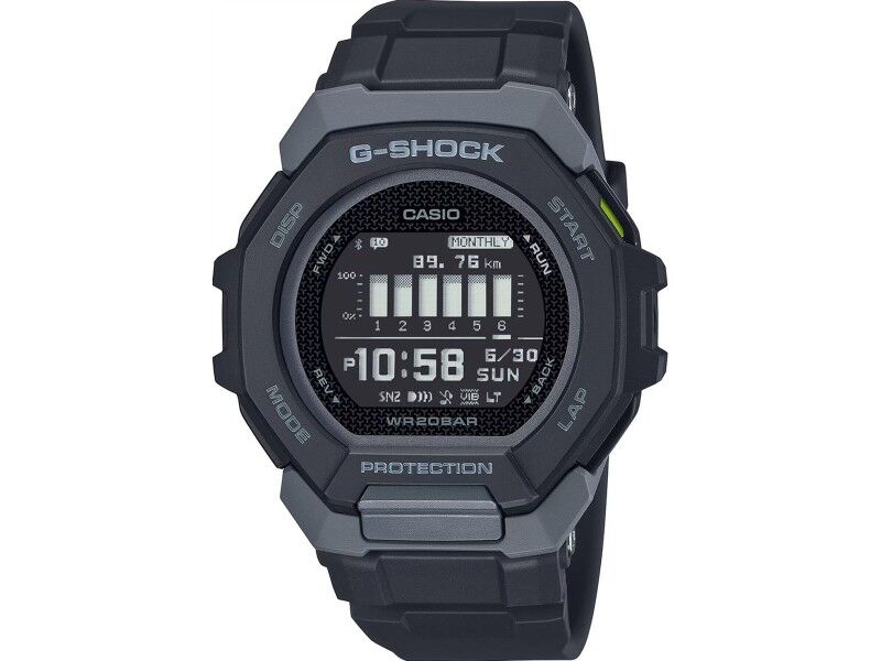 Zegarek Męski Casio G-Shock G SQUAD -  SUNNY SIDE STYLE Czarny (Ø 47,5 mm)