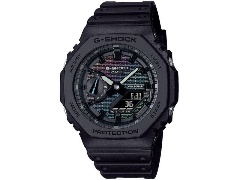 Zegarek Męski Casio G-Shock OAK - RAINBOW BRICK WALL SERIE Czarny