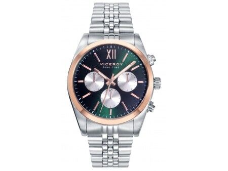 Zegarek Męski Viceroy 42423-63 Czarny Srebrzysty (Ø 41 mm)