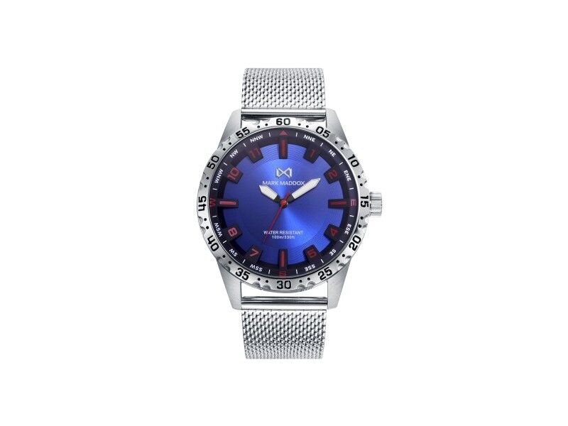 Zegarek Męski Mark Maddox HM0133-34 Srebrzysty (Ø 44 mm)