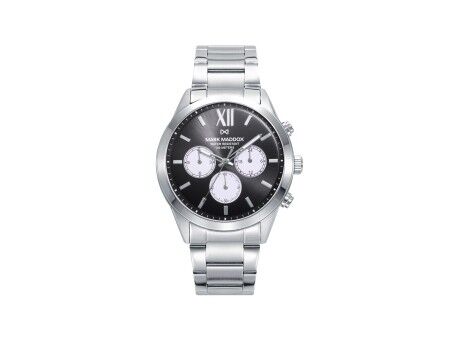 Zegarek Męski Mark Maddox HM1009-53 Czarny Srebrzysty (Ø 43 mm)