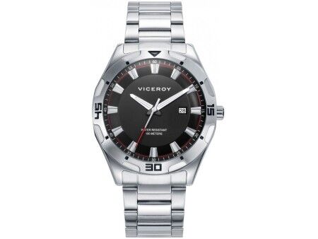 Zegarek Męski Viceroy 401283-97 Czarny Srebrzysty (Ø 43 mm)