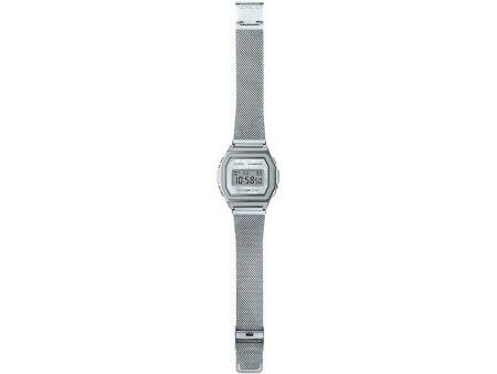 Zegarek Męski Casio A1000M-1BEF Czarny Srebrzysty