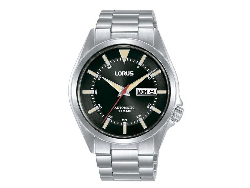Zegarek Męski Lorus RL417BX9 Czarny Srebrzysty