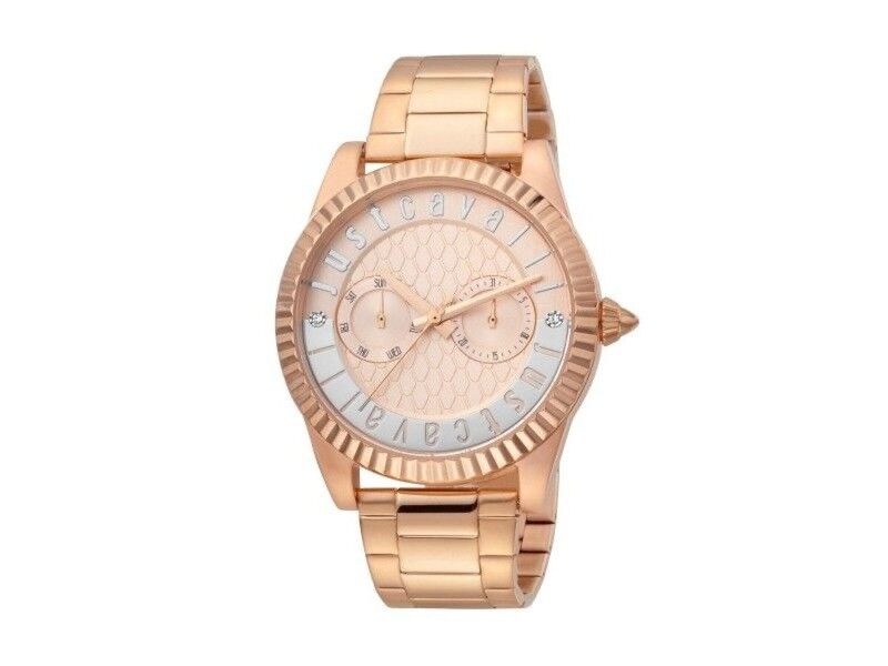 Zegarek Męski Just Cavalli JC1L134M0085 Różowo-złoty