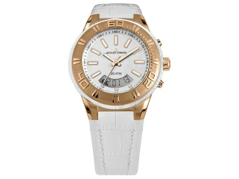 Zegarek Unisex Jacques Lemans 1-1772F (Ø 45 mm)