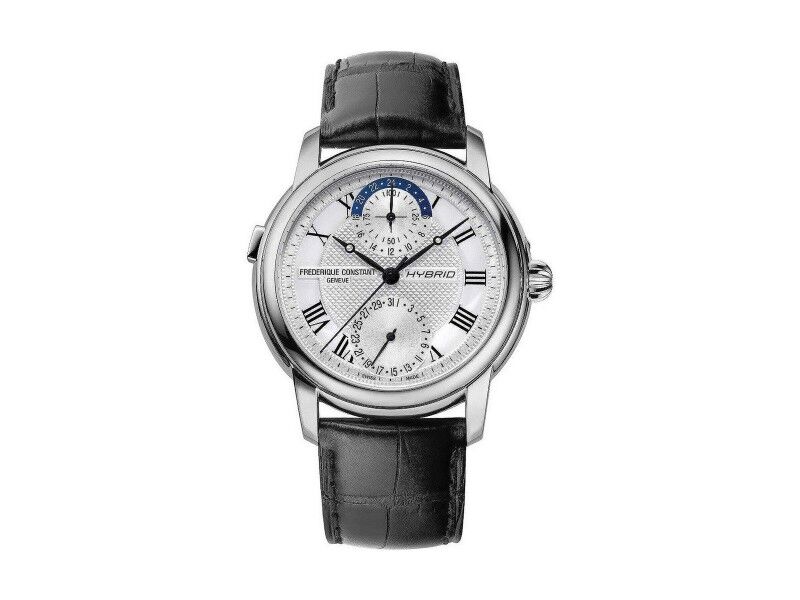 Zegarek Męski Frederique Constant HYBRID MANUFACTURE BLUETOOTH Czarny