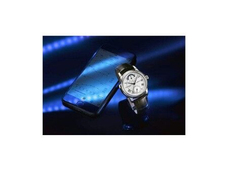 Zegarek Męski Frederique Constant HYBRID MANUFACTURE BLUETOOTH Czarny