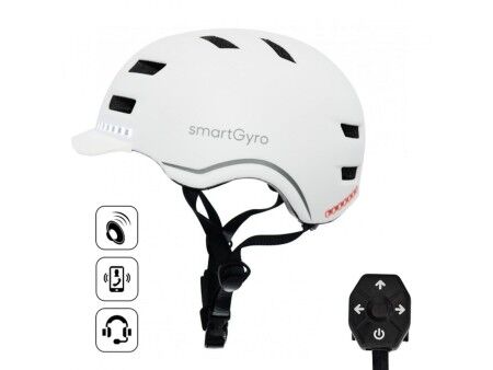 Kask elektryczny na skuter Smartgyro SMART PRO Biały