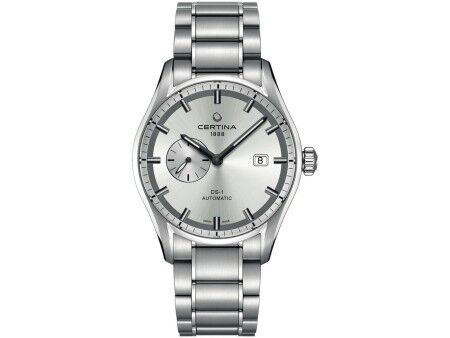 Zegarek Męski Certina DS-1 SMALL SECOND AUTOMATIC DATE (Ø 41 mm)