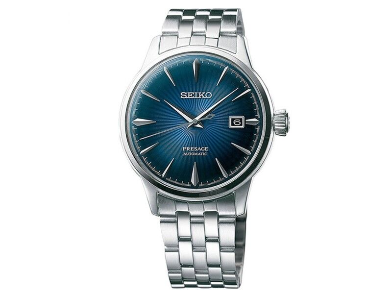 Zegarek Męski Seiko SRPB41J1 Srebrzysty (Ø 40 mm)