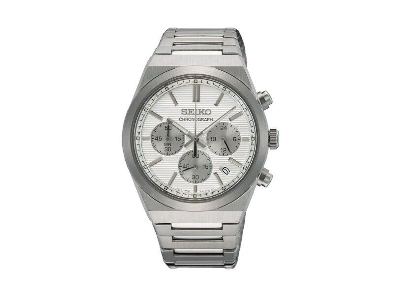 Zegarek Męski Seiko SSB451P1 Srebrzysty