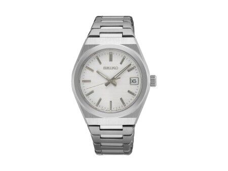 Zegarek Męski Seiko SUR573P1 Srebrzysty (Ø 34 mm)