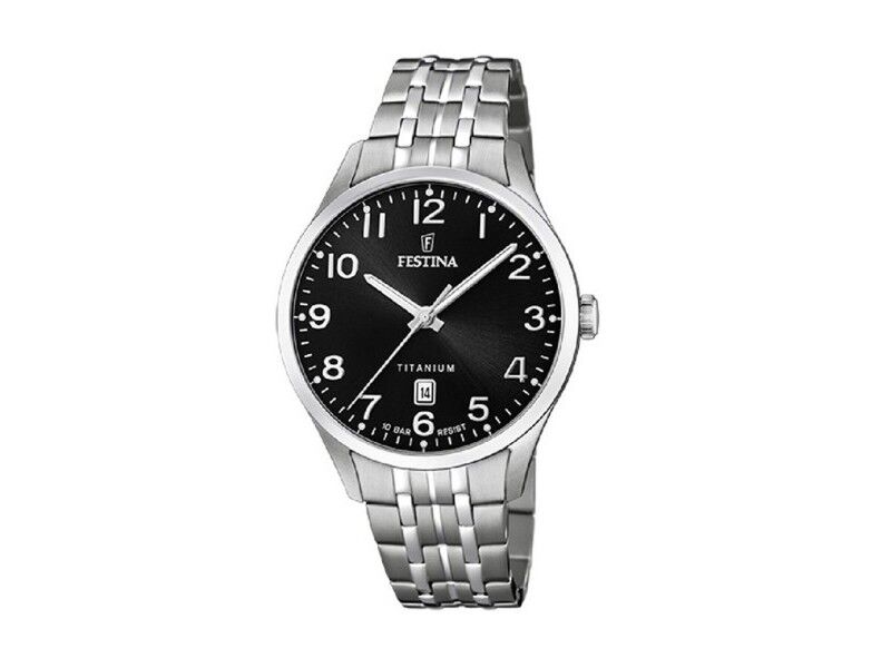 Zegarek Męski Festina F20466/3 Czarny Srebrzysty (Ø 40 mm)