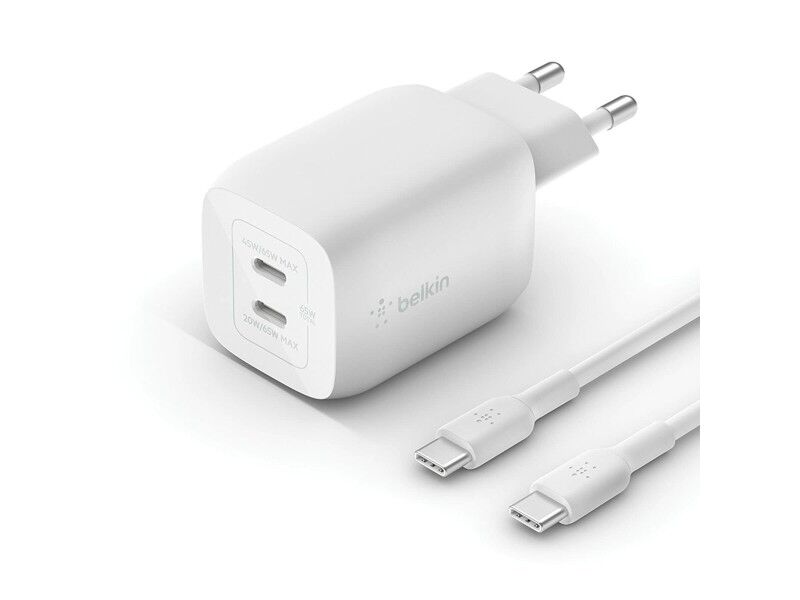 Ładowarka Ścienna Belkin WCH013VF2MWH-B6 Biały 65 W