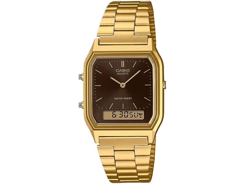 Zegarek Męski Casio AQ-230GA-5AMQYES Brązowy