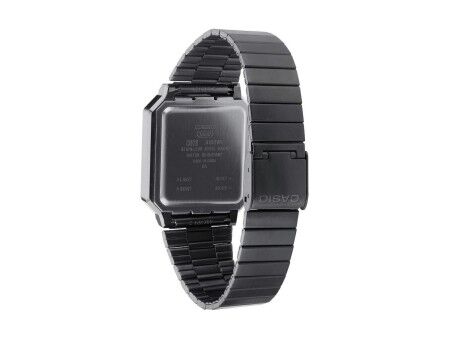 Zegarek Unisex Casio F100 - GUN METAL / GOLD Czarny