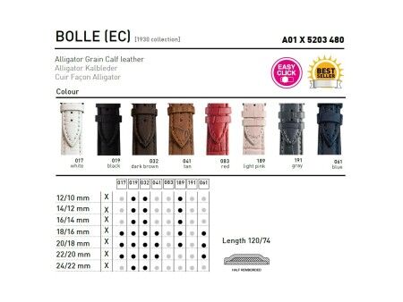Paski do zegarków Morellato A01X5203480017CR22 22 mm Biały