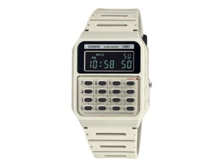 Zegarek Męski Casio CALCULATOR EDGY COLLECTION - CREAM