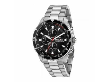 Zegarek Męski Sector ADV2500 Czarny Srebrzysty (Ø 43 mm)