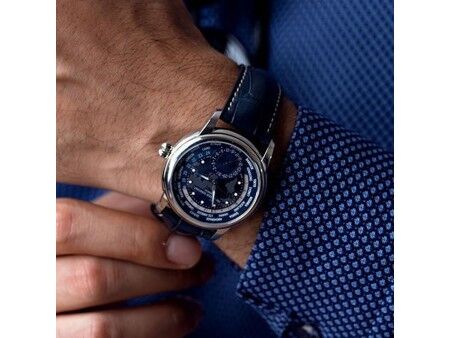 Zegarek Męski Frederique Constant CLASSIC WORLDTIMER MANIFACTURE Automatic