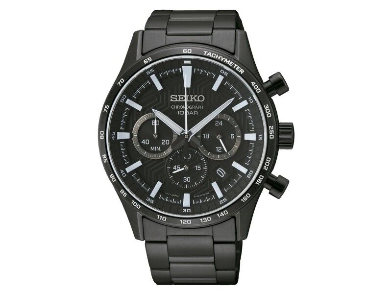 Zegarek Męski Seiko SSB415P1 Czarny
